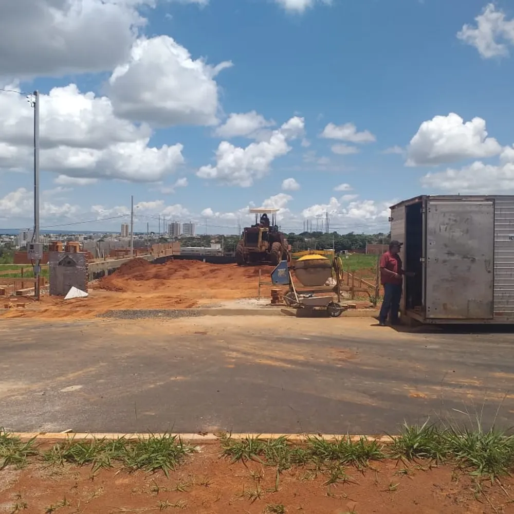Terreno preparado e nivelado pela Napoleão